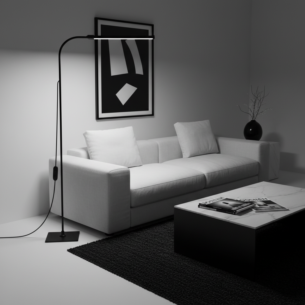 LED Floor Lamp - Black