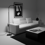LED Floor Lamp - Black